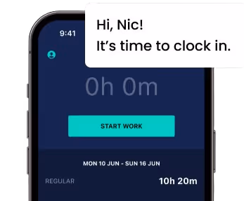 Automated employee GPS time tracking