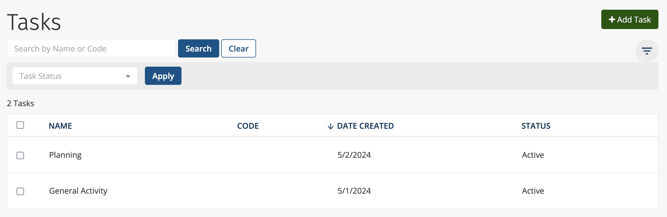 ClockShark task management with preset billable hours for job costing
