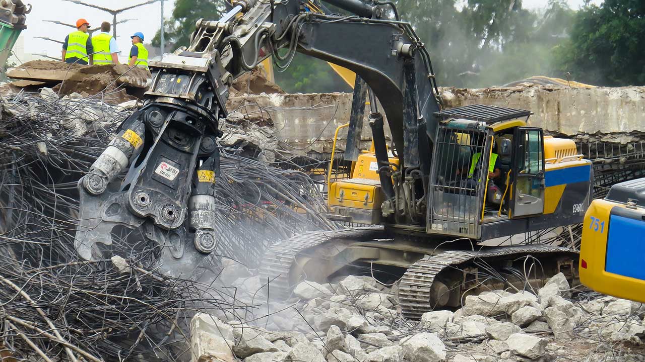 Pest Control work site.