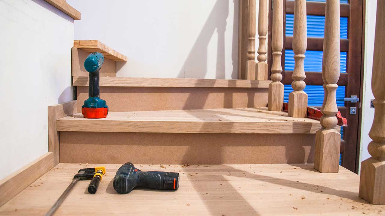 Joinery work site.
