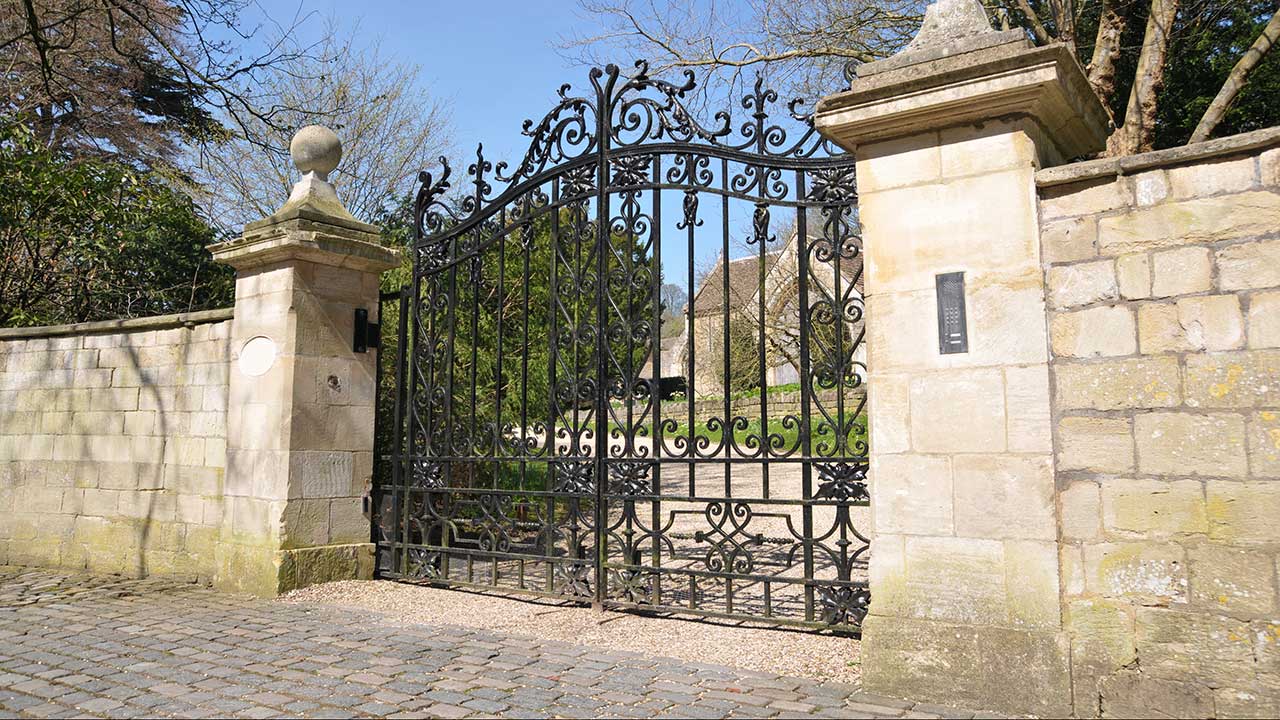 Ornamental Metal work site.