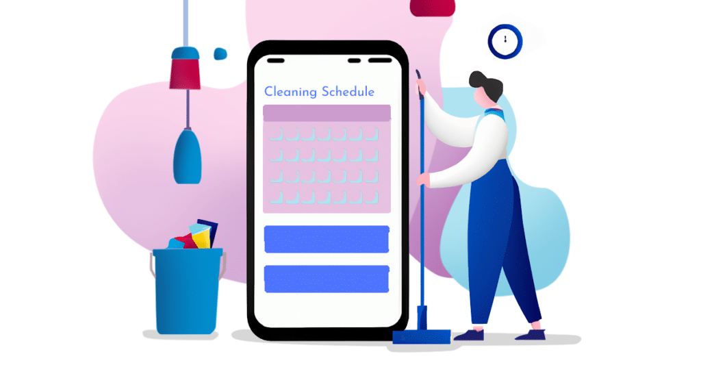 cleaning scheduling app
