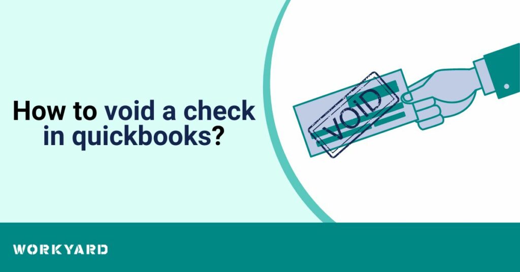 How to Void a Check in QuickBooks